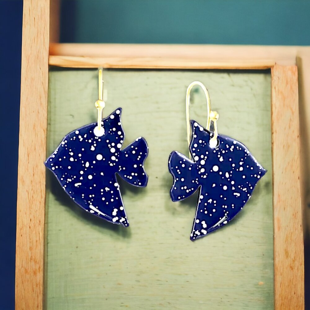 ALFANI Speckled Fish Earrings